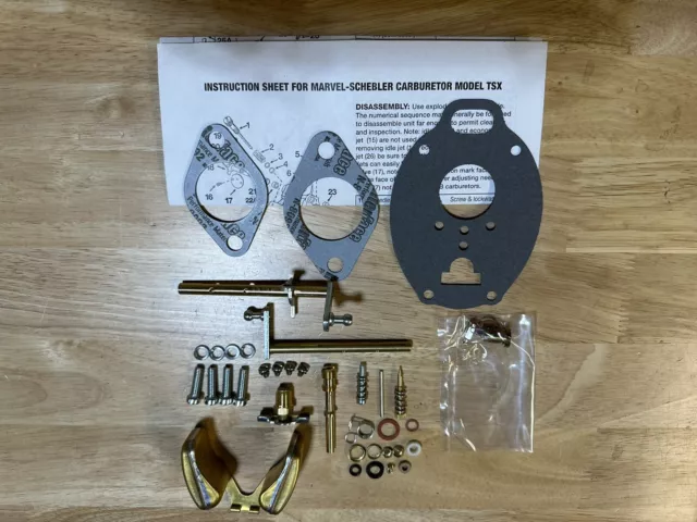 Ford 4000, 801, 901 Marvel Schebler Complete Carburetor kit TSX662 769 813 Float