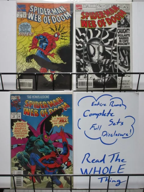 Spiderman Web Of Doom (1994) 1-3