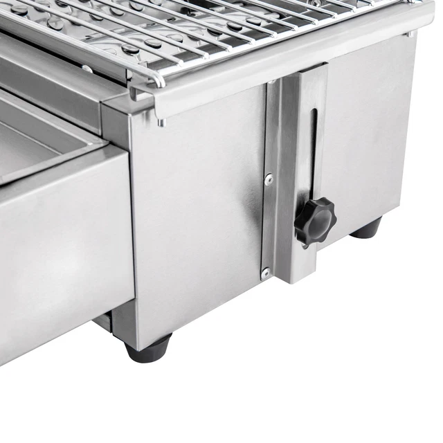 Edelstahl Brenner 4-Flammen LPG Gasgrill Gasbräter Gas Grill Gastro Tischgrill 6
