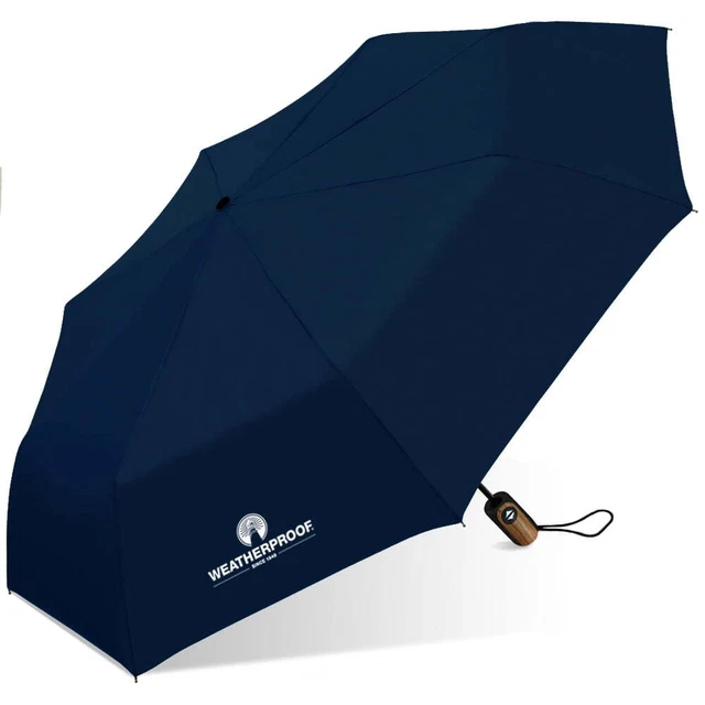 54" Deluxe Auto Open / Auto Close Adult Umbrella with carabiner
