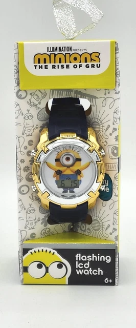 Sveglia Digitale Con Lupo LED Per Bambini - Orologio Da Comodino Con Temperatura E Snooze - 3