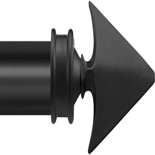 Deco Essential Support Arrow 167,6 - 304,8 cm, 19 mm Tringle à Gris,noir