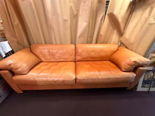 Sofa Couch De Sede DS 17 ? Cognac Braun