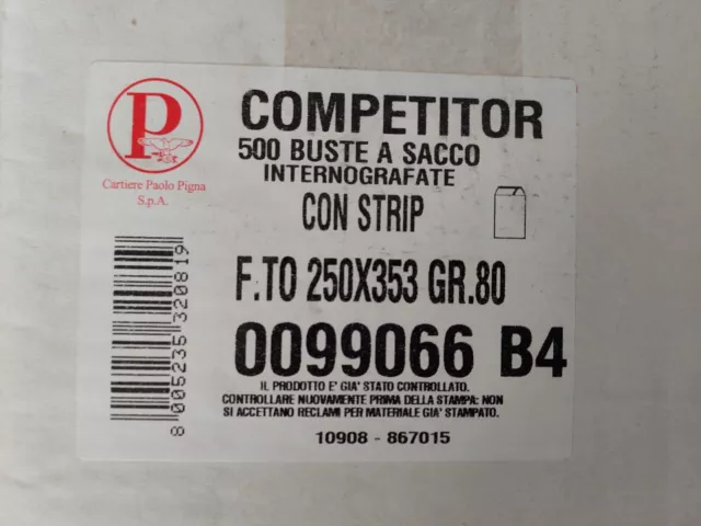 Pigna  - 297 buste a sacco cm 25×35 con strip adesivo