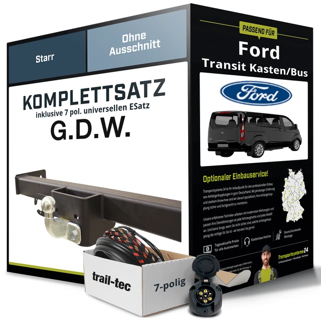 Ford TRANSIT CUSTOM V362 Box (FY, FZ) Anhängerkupplung 2222877