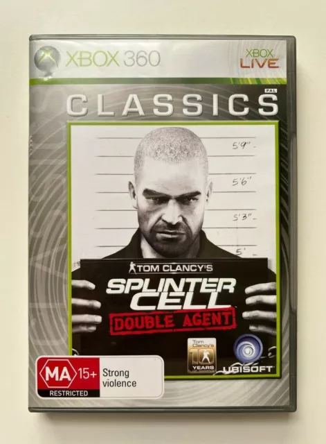 Tom Clancy's Splinter Cell Double Agent Classics Xbox 360 Game Xbox360 Manual