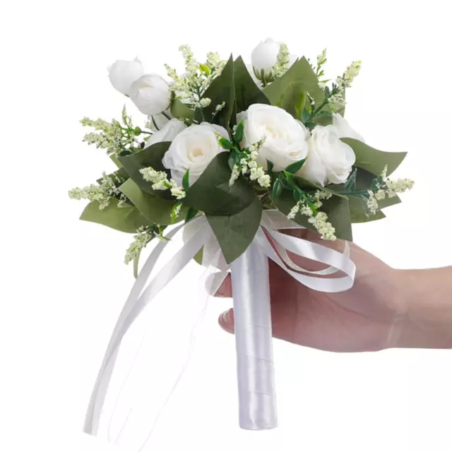 Bouquet da sposa da sposa Rose di  con fiori artificiali per foto Puntelli