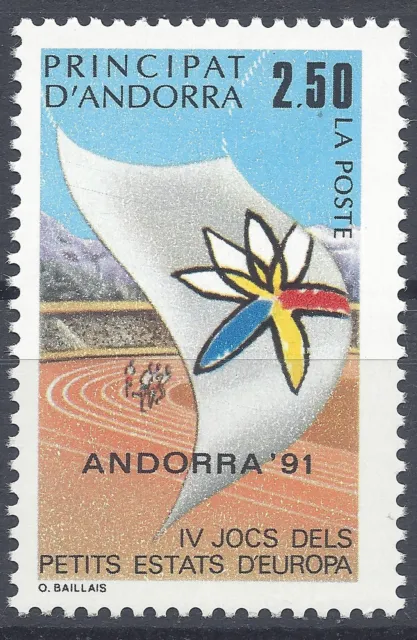 Andorra French N° 401 Games Sporting Of Small States D Europe mint Luxury MNH