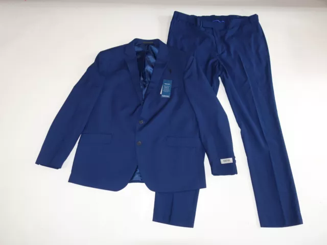 Kenneth Cole Reaction Men's Ready Flex Suit Size 46 Regular 40 x 32 NWT Blue 46R