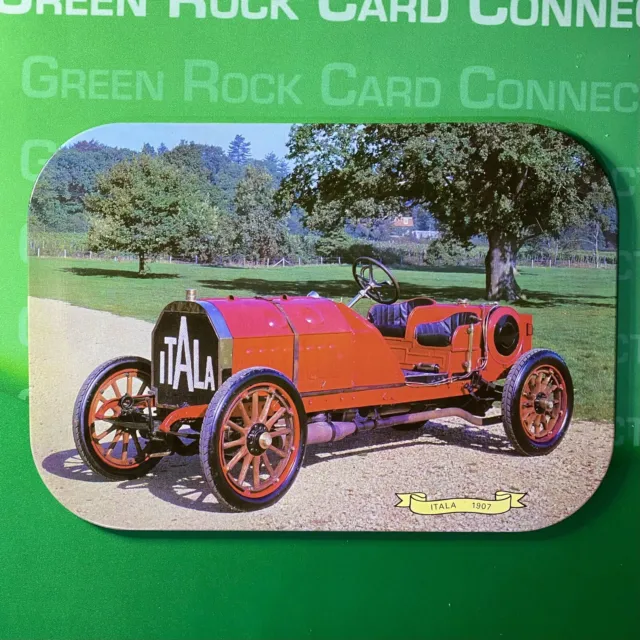 Vinyl & Cork Vintage Placard 1907 Itala Car Table Place Mat High Quality Image