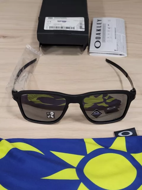 New Oakley Wheel House Satin Black With Prizm Black Vr/46 Lenses - Valentino Ros