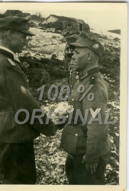 12 MURMANSK FINNLAND 6.GebirgsDiv Gebirgsjäger General Orden Offizier