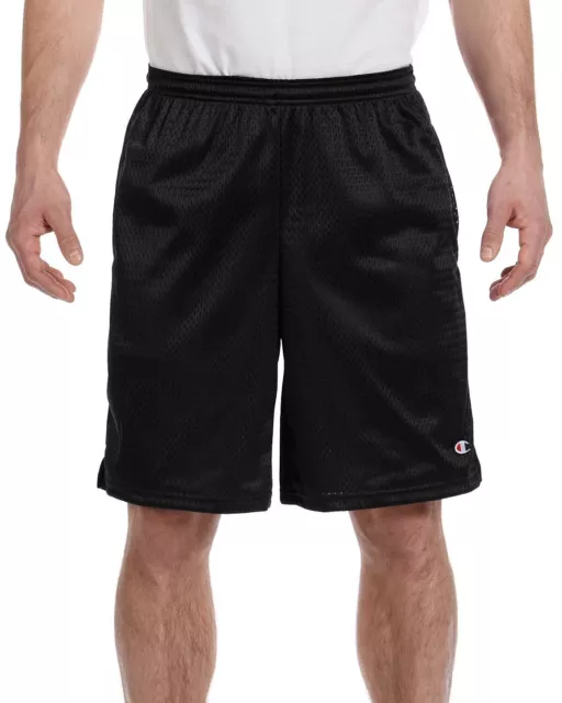 Champion Mens 9" inseam Athletic Gym Basketball Long Mesh Pocket Shorts 81622