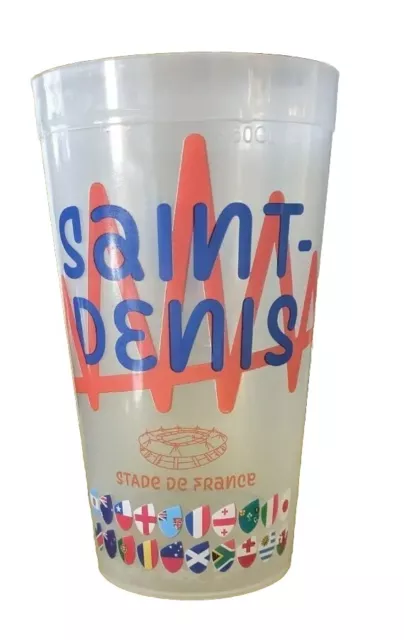 Rugby World Cup 2023 Official Plastic Pint Stade De France Asahi Saint Denis