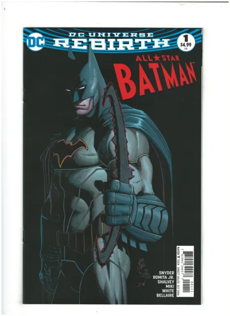 All Star Batman #1 NM- 9.2 DC Rebirth 2016 Scott Snyder, Two-Face Romita Cover