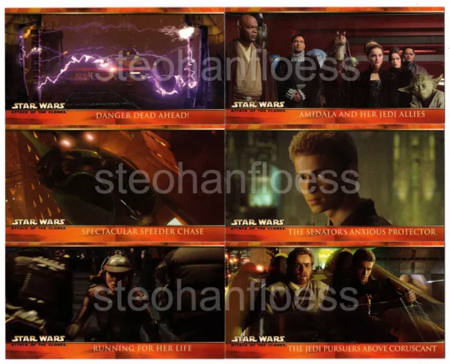 2002 Topps Star Wars Episode 2 Attack of the Clone Widevision You Pick the Card