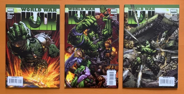 World War Hulk #1, 2, 3, 4 & 5 + prologue complete series (Marvel 2007) 6 comics