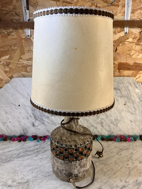 Lampe en Céramique Emaillée, Raphaël Giarrusso pour Accolay, Circa 1960.