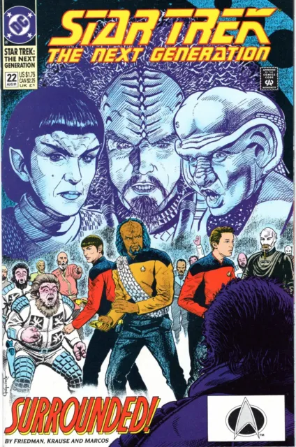 Star Trek The Next Generation #22 Near Mint Dc Comics