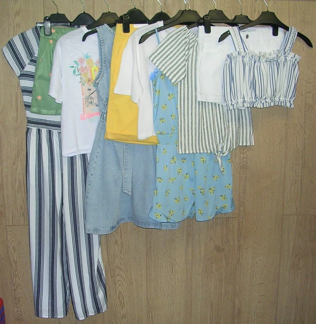 RIVER ISLAND ABERCROMBIE M&S etc Girls Summer Bundle Tops Dress Shorts Age 11-12