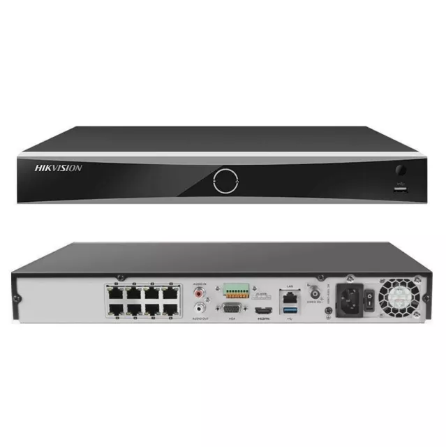 HIKVISION DS-7608NXI-I2/8P/S 8CH 8POE AcuSense 4K NVR Network Video Recorder