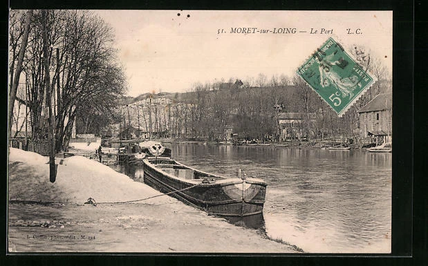 CPA Moret-sur-Loing, Le Port