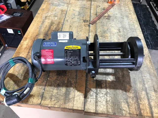 1/2HP, 115/230 volt IMMERSION COOLANT PUMP Rebuilt Baldor Motor 7.4/3.7 AMPS