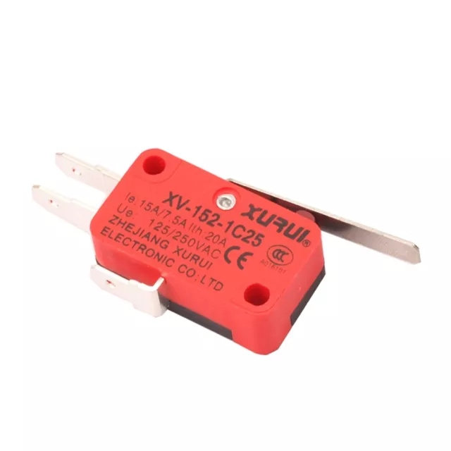 XV-152-1C25 Hinge Lever Type Miniature Micro Switch(Pack of 5) XV-152-1C25 Hinge Lever Type Miniature Micro Switch(Pack of 5)