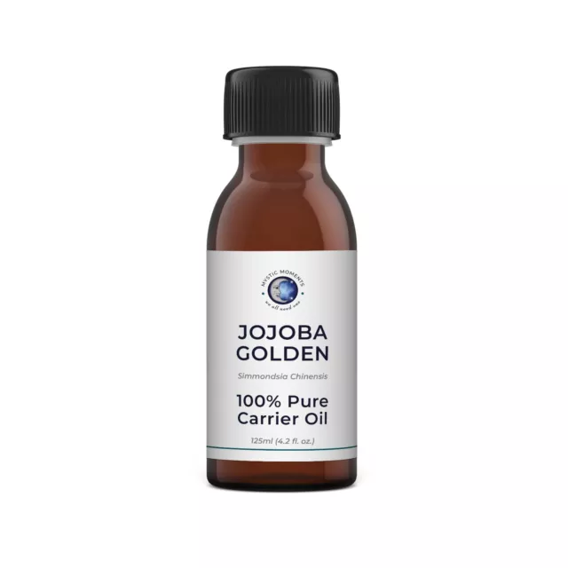 Mystic Moments Jojoba Golden Carrier Oil - 100% Pure - 125ml