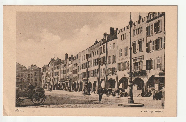 METZ  - Moselle - CPA 57 - Places - Place St Louis - Arcades -