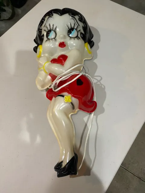 Vintage ( 1992) Betty Boop Lighted Wall Sculpture