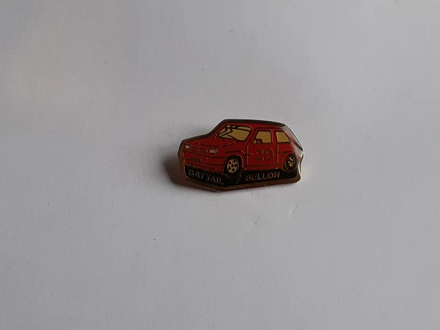 Rare Pin's émaillé Voiture Renault Super 5 GT Turbo Racing, Collection