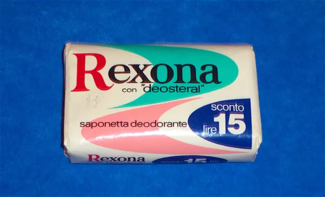 Rexona Con Deosteral Saponetta Vintage Lever Italia '70 Nuova