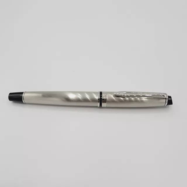 Waterman Expert Brushed Silver CT Roller Ball Pen (S0952080) 2