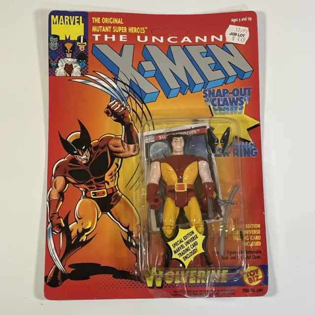Toybiz Marvel Super Heroes Wolverine 1991 Action Figure Uncanny X-Men *READ*