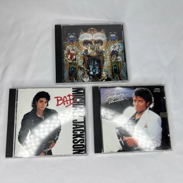 Michael Jackson 3 CDs. Thriller, Dangerous, Bad