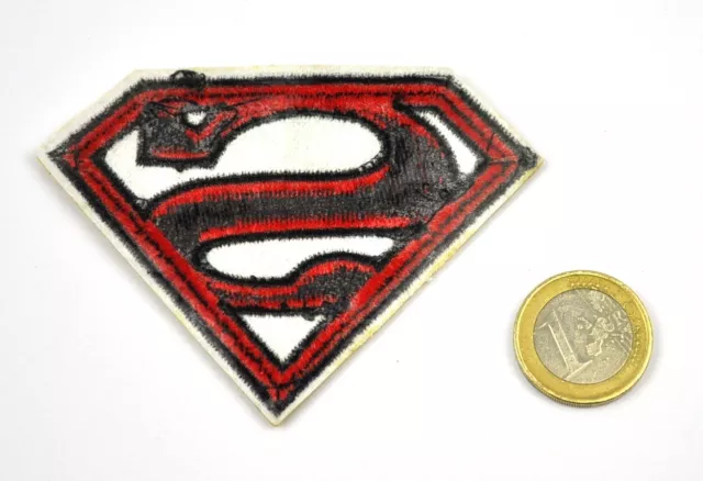 Superman Logo USA Bügelflicken gestickter Aufnäher Patch 2