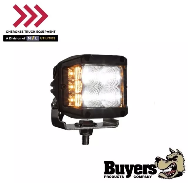 Buyers Products 1492232, 4"w LED Flood Light w/ Strobe