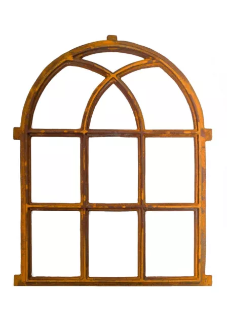 Nostalgie Stallfenster Fenster 72x58cm Eisen Eisenfenster antik Stil Rost Rahmen
