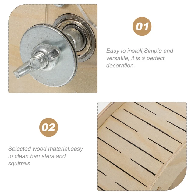 Ruota Per Criceti Super Silenziosa - Diametro 17 Cm, In Plastica Sicura, Per Piccoli Animali - Foto 12