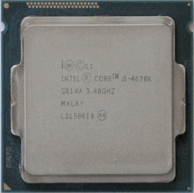 Intel Core i5-4670k 3,8 GHz processore/CPU