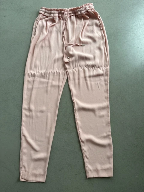 Pantalon rose online poudré zara
