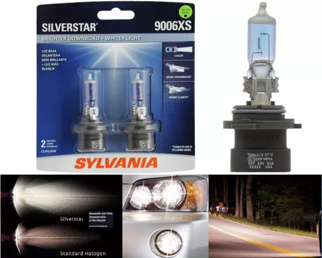 Sylvania SilverStar 9006XS HB4A 55W Zwei Glühbirnen Kopf Licht Niedrig Träger