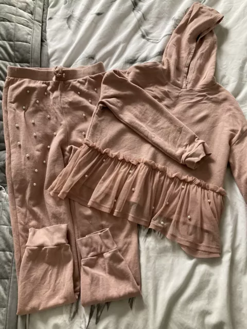 tuta bambini bambina rosa scuro River Island 11-12 anni