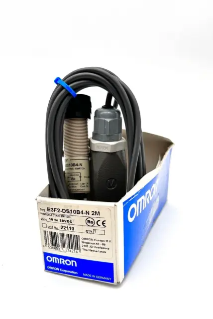 OMRON Sensore Fotoelettrico E3F2-DS10B4-N 2M