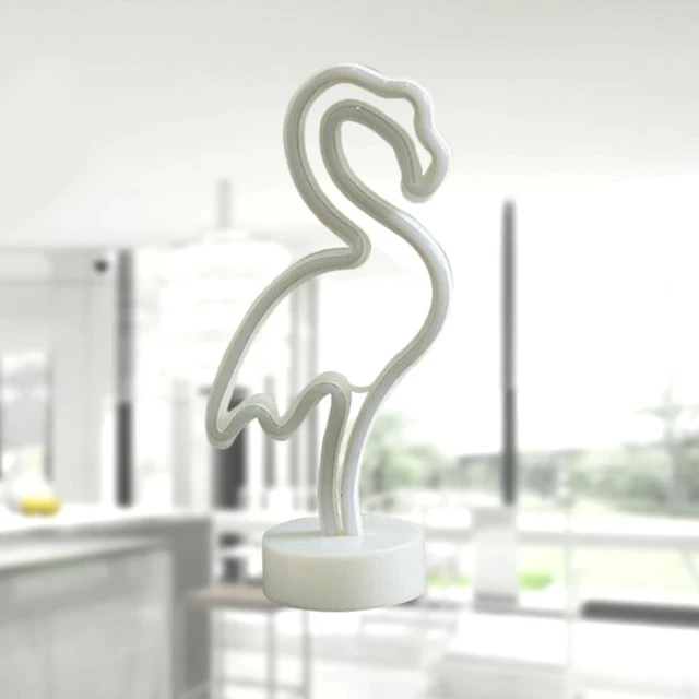 CHRISTMAS DECORATIVE LANTERN Flamingo with Base LED Light Wall