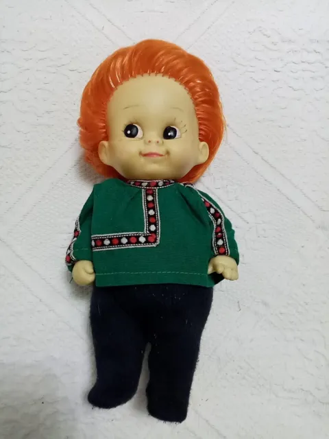 Vintage Jungen Puppe  21 cm Kleiner  Bub Knabe Kinder
