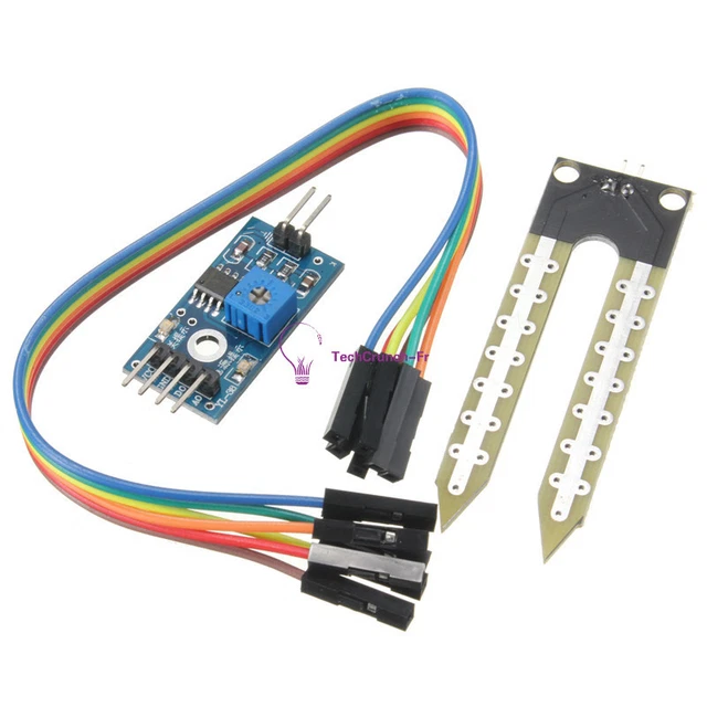 SOIL HYGROMETER HUMIDITY Detection Module Soil Moisture Water Sensor ...