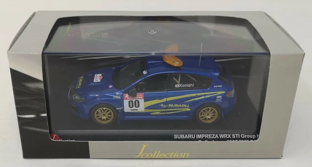 Diecast model cars Subaru Impreza 1/43 IXO S12B white 2008 Plain Body Version inklusive 4 Ersatzräder