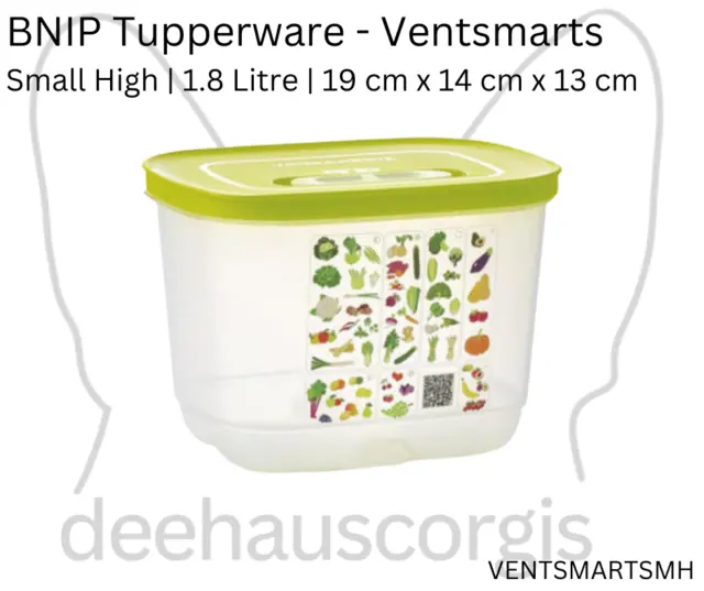 Brand New in Packaging Tupperware VentSmart - Small High - 1.8 Litre
